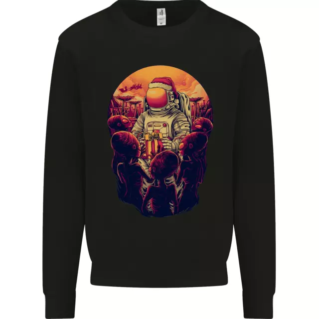 Spaceman Babbo Natale Space Astronaut Felpa Maglione Bambini
