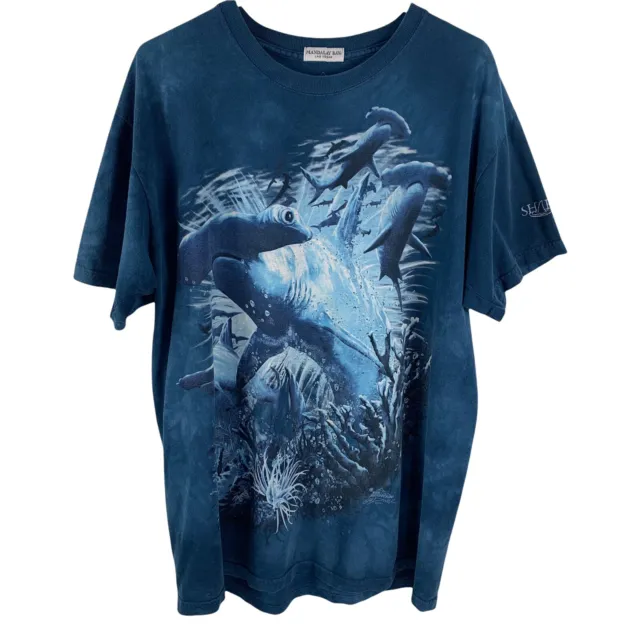 Vintage The Mountain Mandalay Bay Shark Reef Aquarium Las Vegas T-Shirt Men L