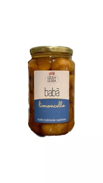 Babà napoletani al limoncello ricetta tradizionale vaso da 580 gr.