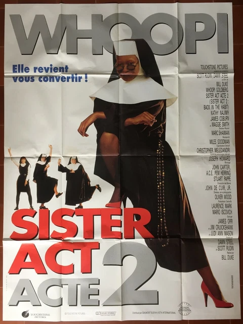 AFFICHE SISTER ACT 2 Back in the Habit WHOOPI GOLDBERG Bill Duke ...