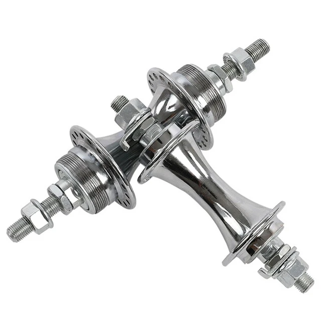 Moyeu Arrière Vélo 36 Trous Single Speed - Volant Libre 16T En Acier, Argent, Longueur 185 Mm - 11