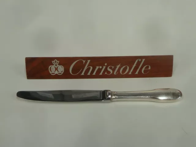 Christofle Francia Cluny 1 Couteaua Postre Camiseta: 19.60cm - Muy Bonito Estado