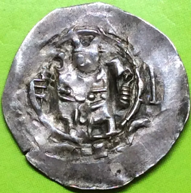 Salzburg 1 pfennig Adalbert 1183 - 1200 Austria Friesach silver