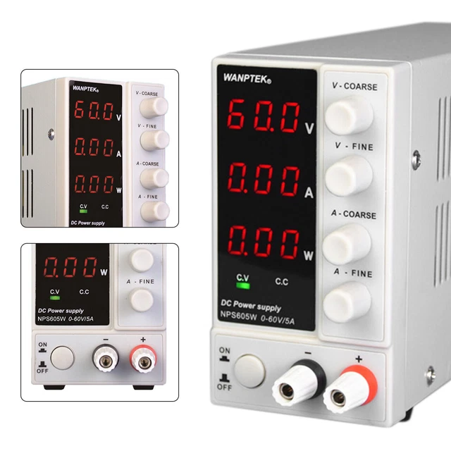 60V/5A VARIABLE LAB Bench Power Supply DC Adjustable Switching ...