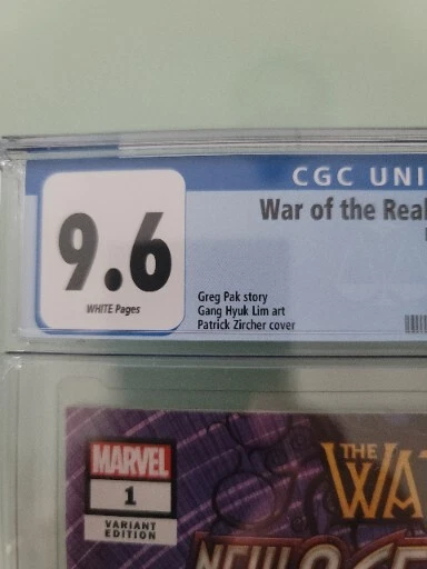 New Agents Of Atlas War Of The Realms #1 Cgc 9.6 Marvel Comics 1:50 Variant 2