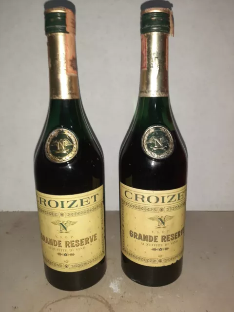 Croizet Grande Reserve Napoleon V.S.O.P. 75cl 42 % Acquavite Lotto 2 Bottiglie