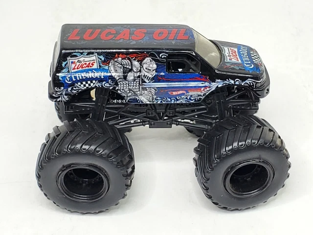HOT WHEELS LUCAS Oil Crusader Monster Jam Truck Die Cast Mattel