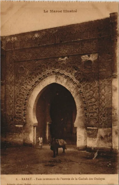 CPA AK MOROCCO RABAT Inner Face of the Oudaya Casbah Entrance (31452)