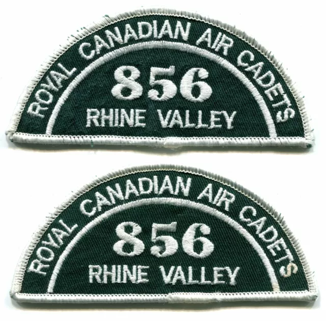 Kanada Royal Canadian Air Cadets Force 856 Rhine Valley Patch 2 Stk Abzeichen.