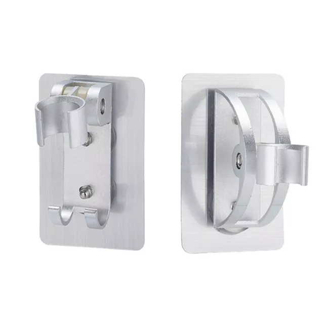 2 PCS Shower Base for Bathroom Arm Adapter Adjustable Head Holder Lengthen