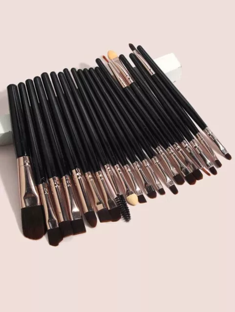 Set 20 Pennelli Make Up Trucco Professionali Ombretto Cipria 