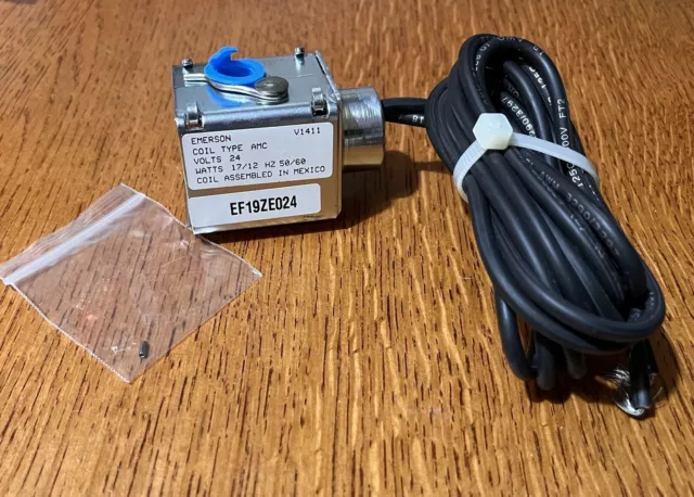 Carlyle Emerson EF 19ZE 024 Unloader Solenoid Coil 24V New Old Stock