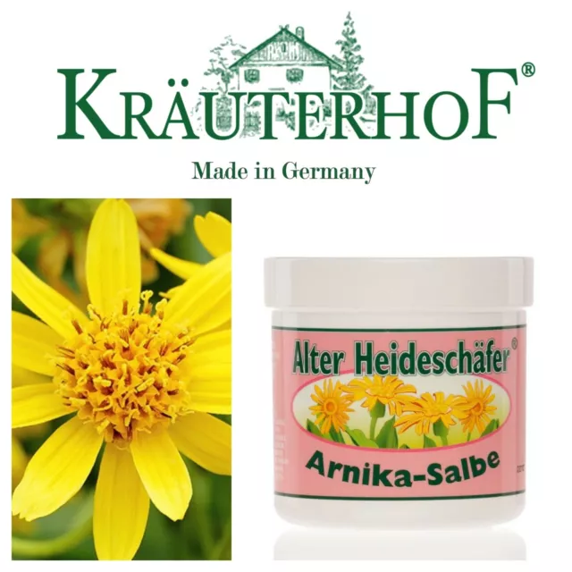 Krauterhof Cream Arnica Muscle Pain Relief Ointment For Bruises Sprains Burns