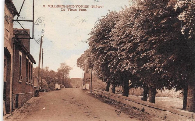 Cpa 58 Villiers Sur Marne Le Vieux Pont