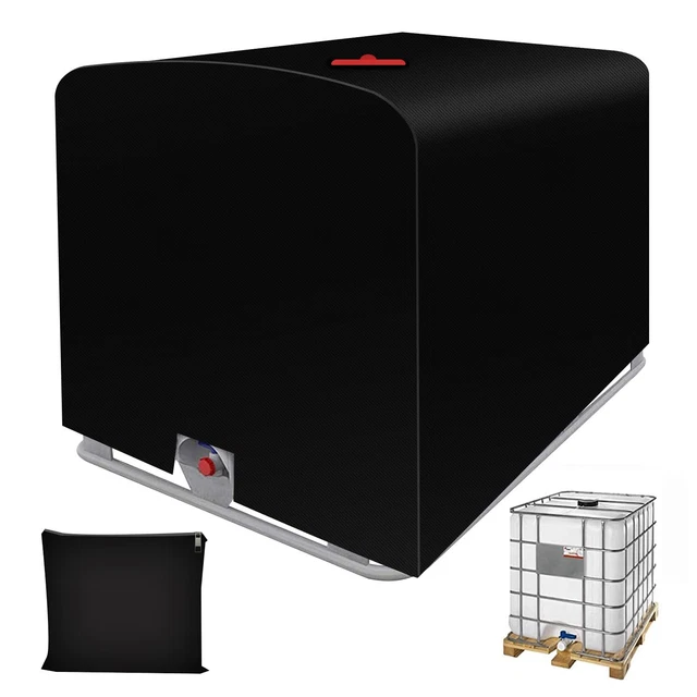 Bâche de Réservoir d'eau - IBC - 1000L - Tissu Oxford 210D - Anti UV - Vert - Jardin