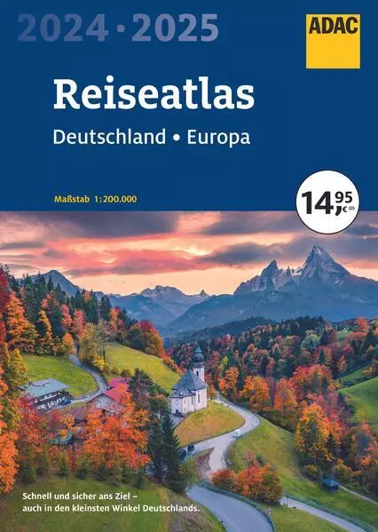 ADAC Reiseatlas 2024/2025 Deutschland 1:200.000, Europa 1:4,5 Mio. | 2023