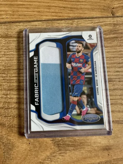 2019-2020 Panini Chronicles Lionel Messi Fabric Of The Game Argentina Patch!!