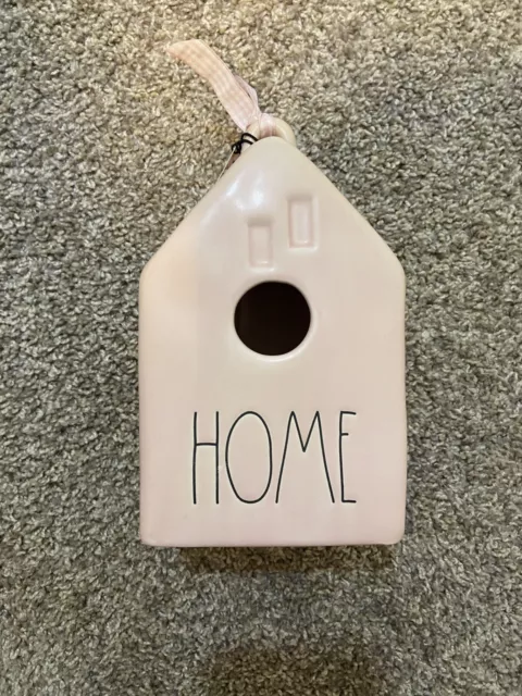 Rae Dunn Pink Home Birdhouse