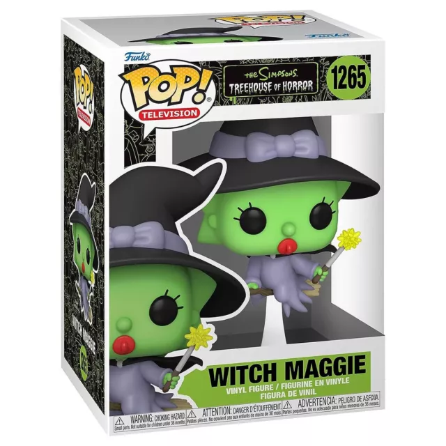 Funko Pop Télévision Simpsons S9 Treehouse De Horreur Sorcière Maggie Figure