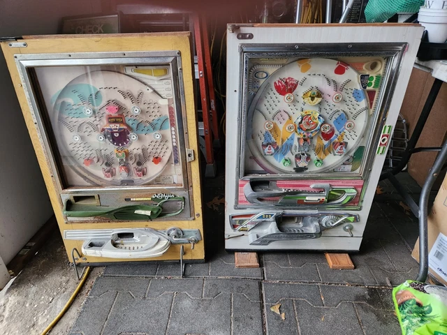 2 Vintage Pachinko Machines ~ Not Working ~ Parts ~ Free Local Pickup