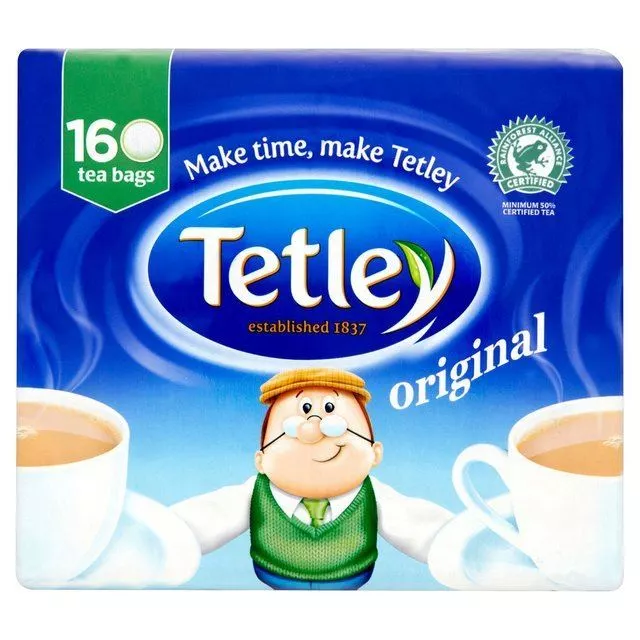 Tetley Original - Sachets de thé - lot de 2 boîtes de 160 sachets