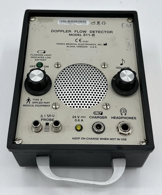 Parks Medical Fetal Doppler Flow Detector Model 811-B