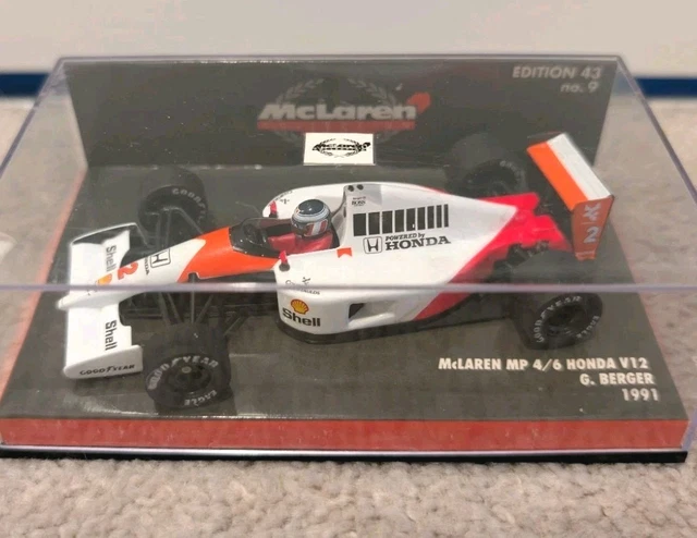 Minichamps 1/43 McLaren MP4/7 Honda V12 - Berger 1992 - 530924302 - Occasion