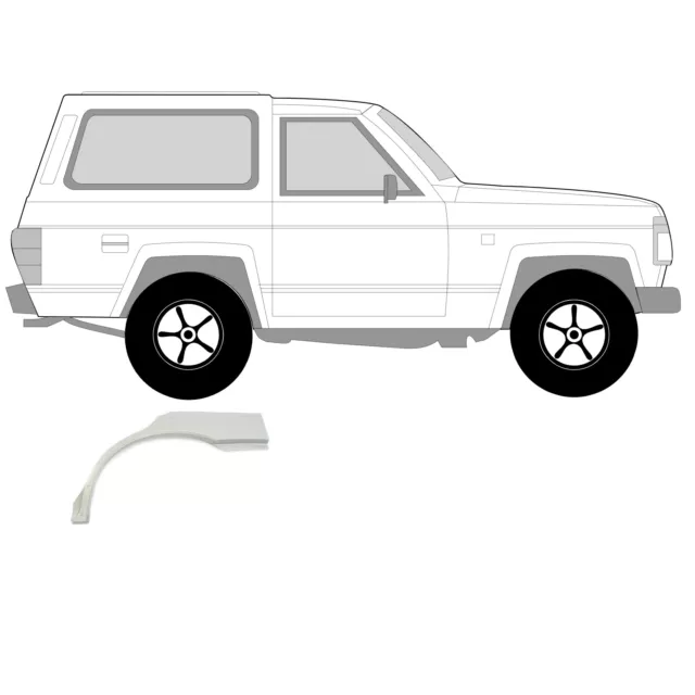 Radlauf Reparaturblech Rechts für Honda HR-V HRV 1999-2007 5 Tür