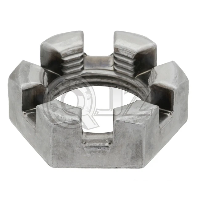 1 SET Trailer Axle Bearing Castle Spindle Nut Shaft and Tang Washer