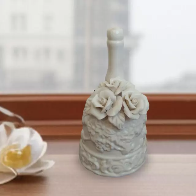 Handglocke aus Keramik mit klarem Klang, Hochzeitsglocke mit