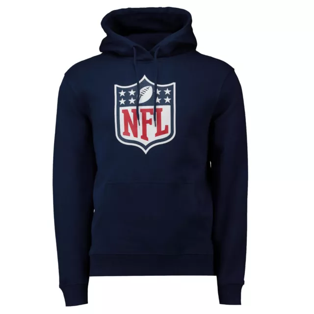 NFL Hoody National Football League Shield navy hooded Sweater Kaputzenpullover