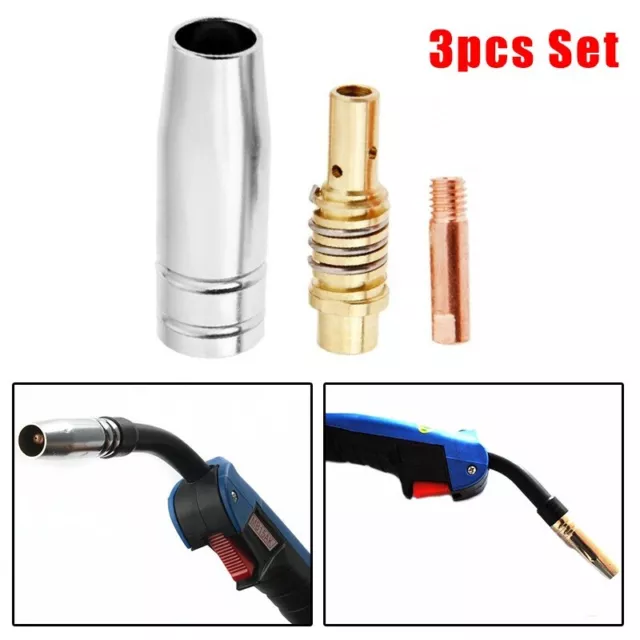 Ensemble complet d'accessoires de soudage 3 pièces CO2 MIG support de torche pa