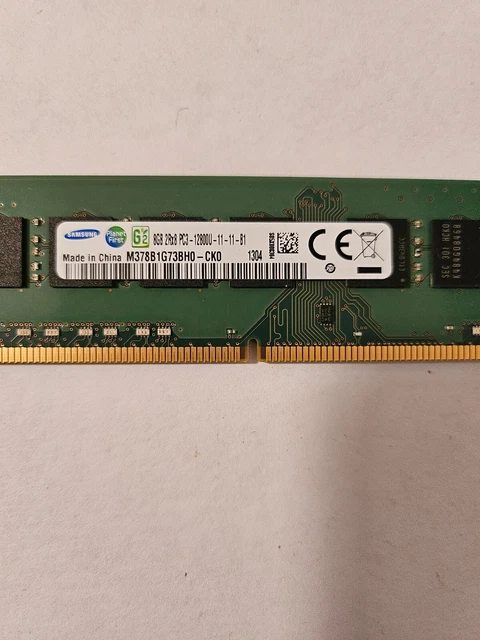 Kit Mémoire RAM Hynix 8 Go (4x2 Go) DDR3 PC3-12800U - 1600 MHz - Occasion Testé