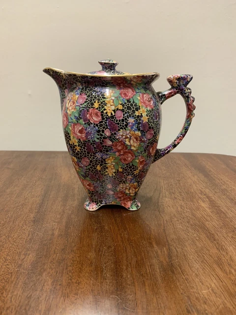 Vintage Royal Winton Chintz Hazel Hot Water Jug- Tea Pot -Coffee