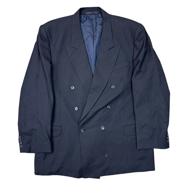 ジャケット Saint Laurent Dark Blue Wool Blazer WOMAN SAINT LAURENT DARK BLUE WOOL BLAZER