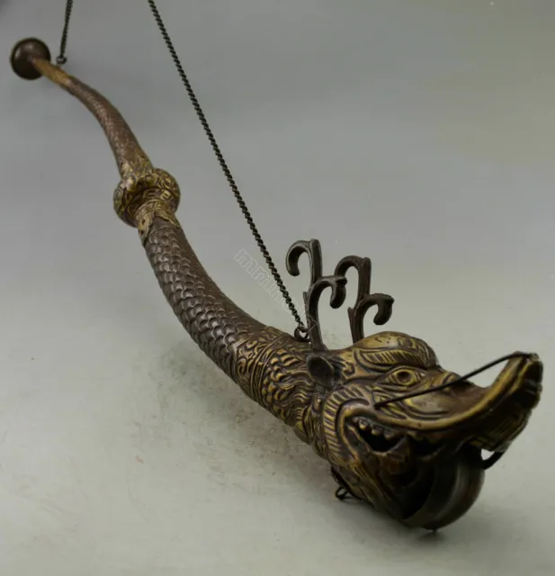 Tibetan Music Exorcism Tools Manufacture Musical Instrument Brass Dragon Trumpet