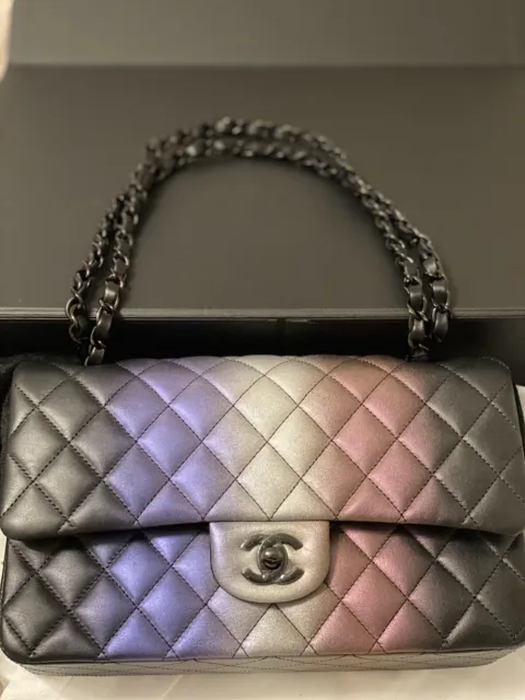 22 CHANEL CLASSIC Mini Flap Rectangular Bag In Blue Satin With Gold  Hardware $3,800.00 - PicClick