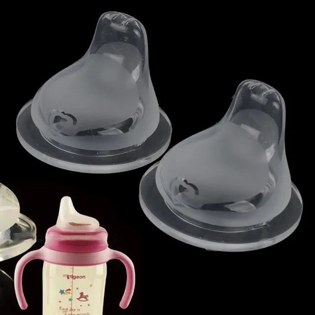 Chupete de silicona líquida de seguridad suave para bebé accesorio de repuesto natural ZR