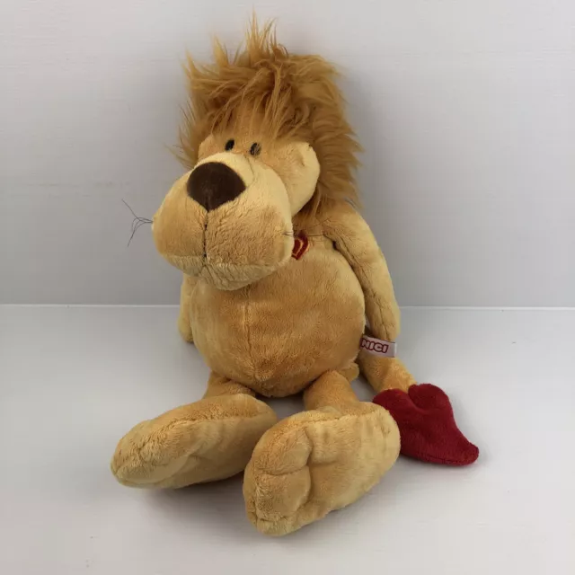 NICI - Plush LION. Love Heart. 50cm Approx.  Teddy Bear Like New