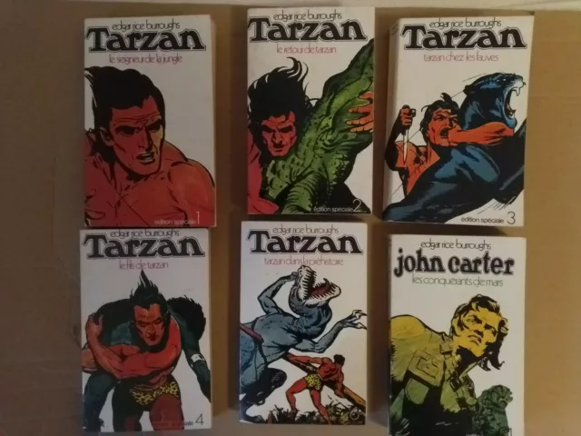 lot 6 Edgar Rice Burroughs en Edition Spéciale TARZAN et JOHN CARTER (1970)