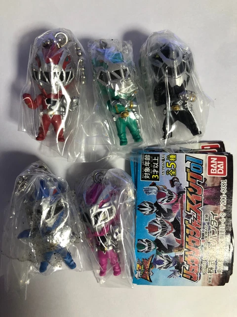 Power Rangers Key Chain BANDAI GASHAPON POWER Rangers Super Sentai Ryusoulger Key Chain SET (of ...