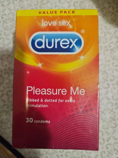 Official Durex Partner Pleasure Me Ribbed & Dotted 30 Bulk Pack Condoms AU*