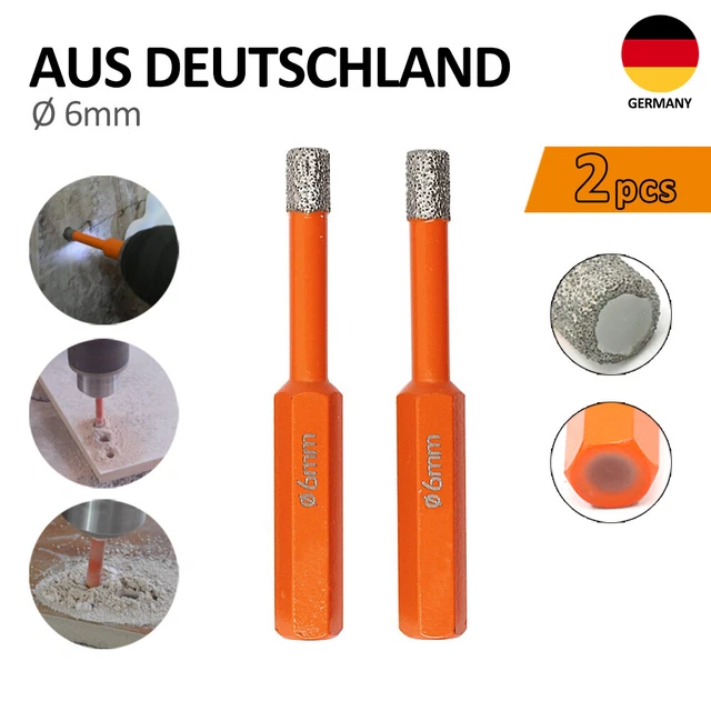 FACHLICH Diamant Bohrer Set - Für Fliesen & Stein