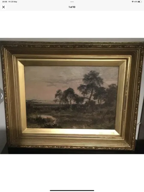 William Edward Pettingale 1871-1924 Antique Original Oil On Canvas Signed