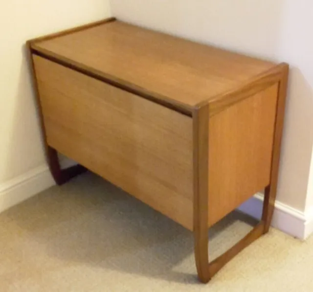 Mid-Century Teak Record Cabinet