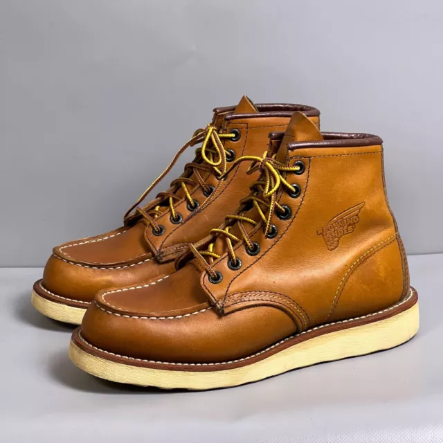 RED WING 6& Heritage 875 Classic Moc Toe Boots Shoes Oro Legacy Womens ...