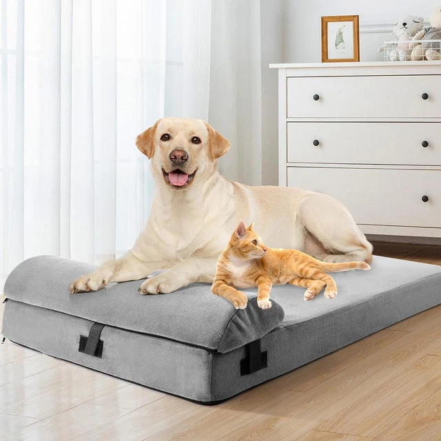 Super Soft Large Orthopedic Memory Foam Dog Beds Pet Crate Jumbo Mattress Cat 2