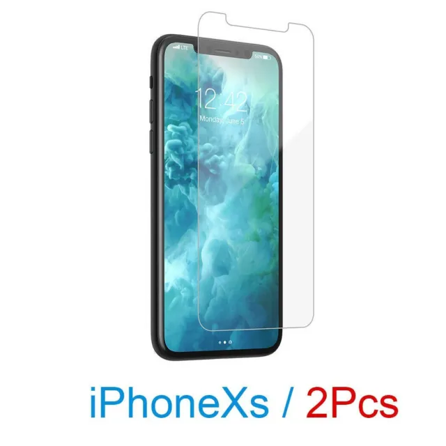 2x NUGLAS Tempered Glass Screen Protector FOR APPLE iPhone XS