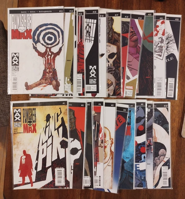 Punisher Max #1-22 Marvel 2010/12 Jason Aaron complete run VF to NM