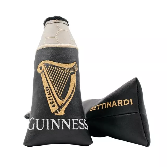 Guinness X Bettinardi Draught Pint Blade Putter Headcover Head Cover 2024